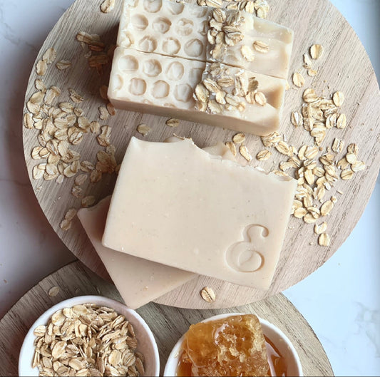 Avena, Leche y Miel I  Jabón  Artesanal