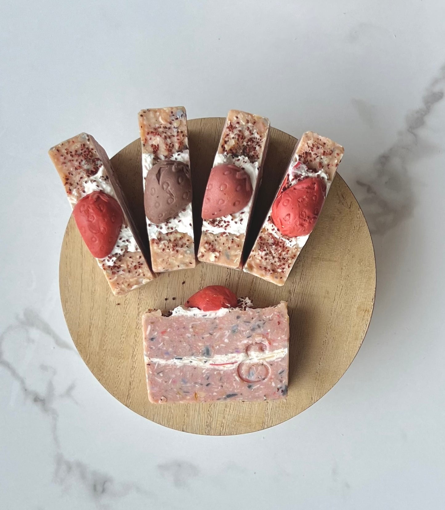 Birthday Cake Vanilla Soap I Luxury Handmade Soap