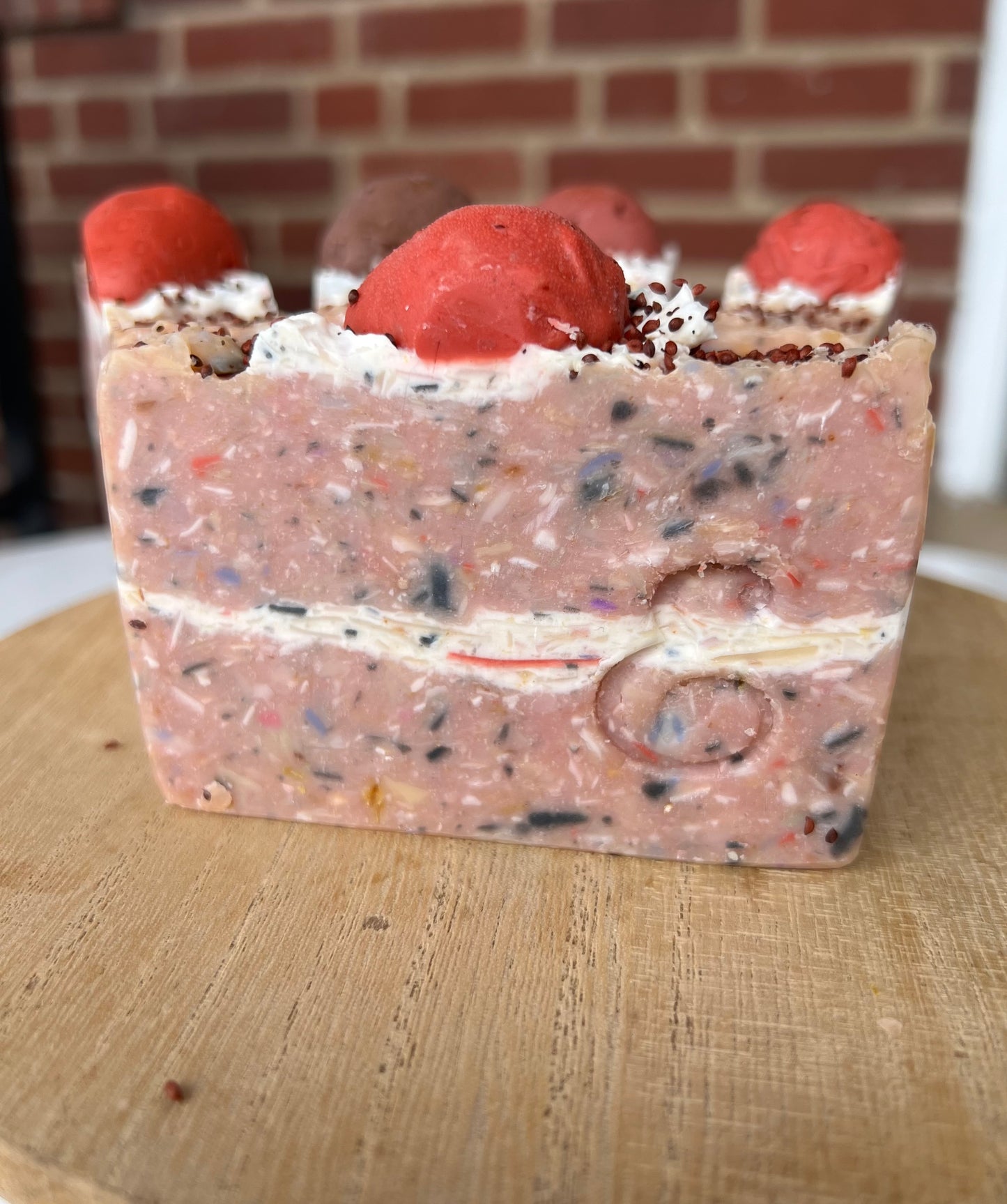 Birthday Cake Vanilla Soap I Luxury Handmade Soap