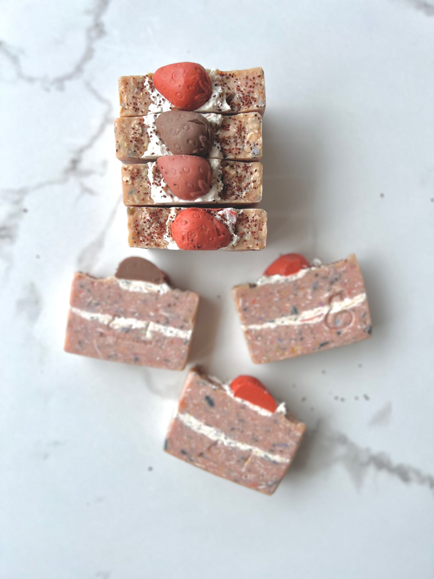 Birthday Cake Vanilla Soap I Luxury Handmade Soap