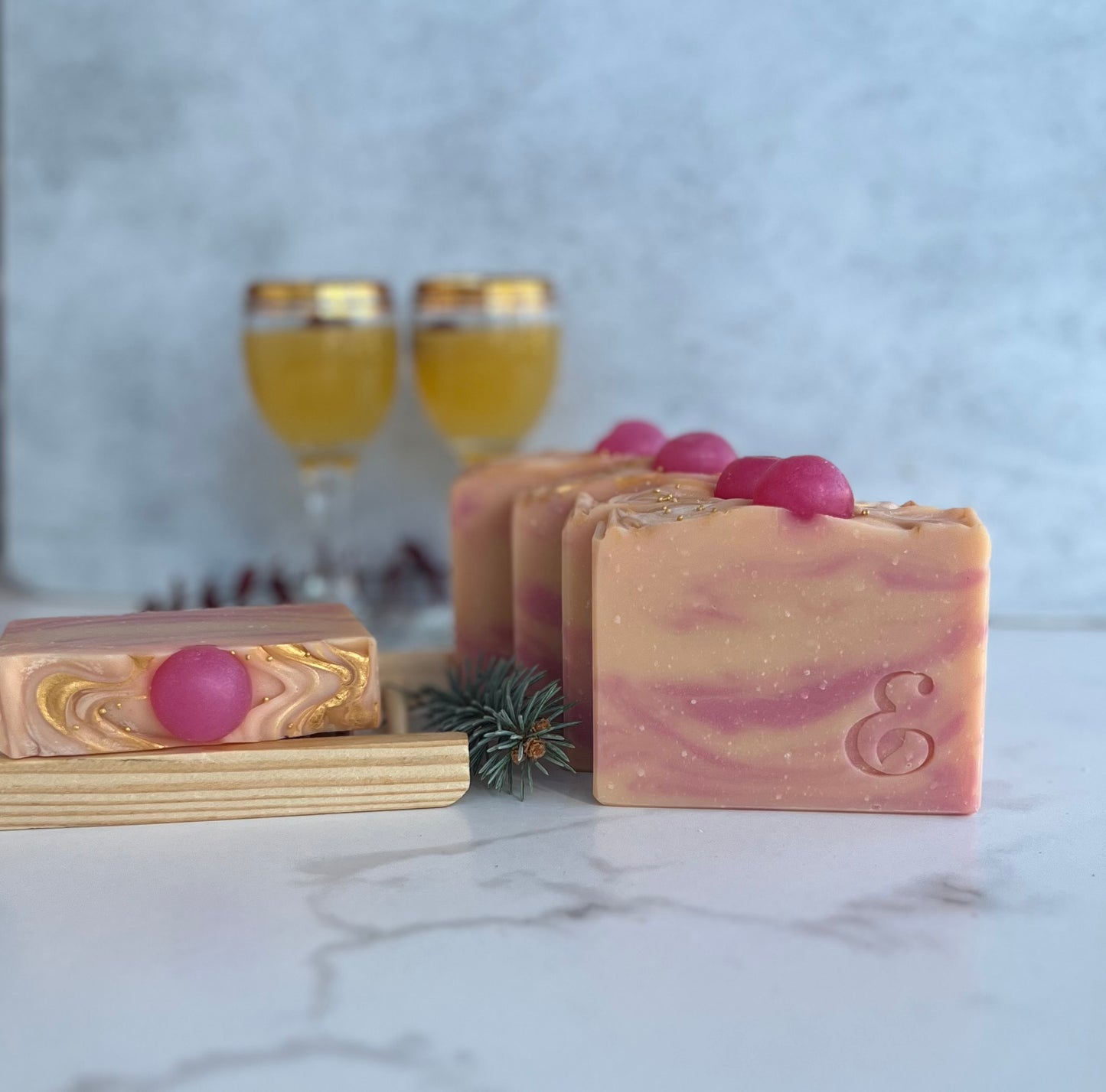 Peach Prosecco I Luxury Jabón artesanal