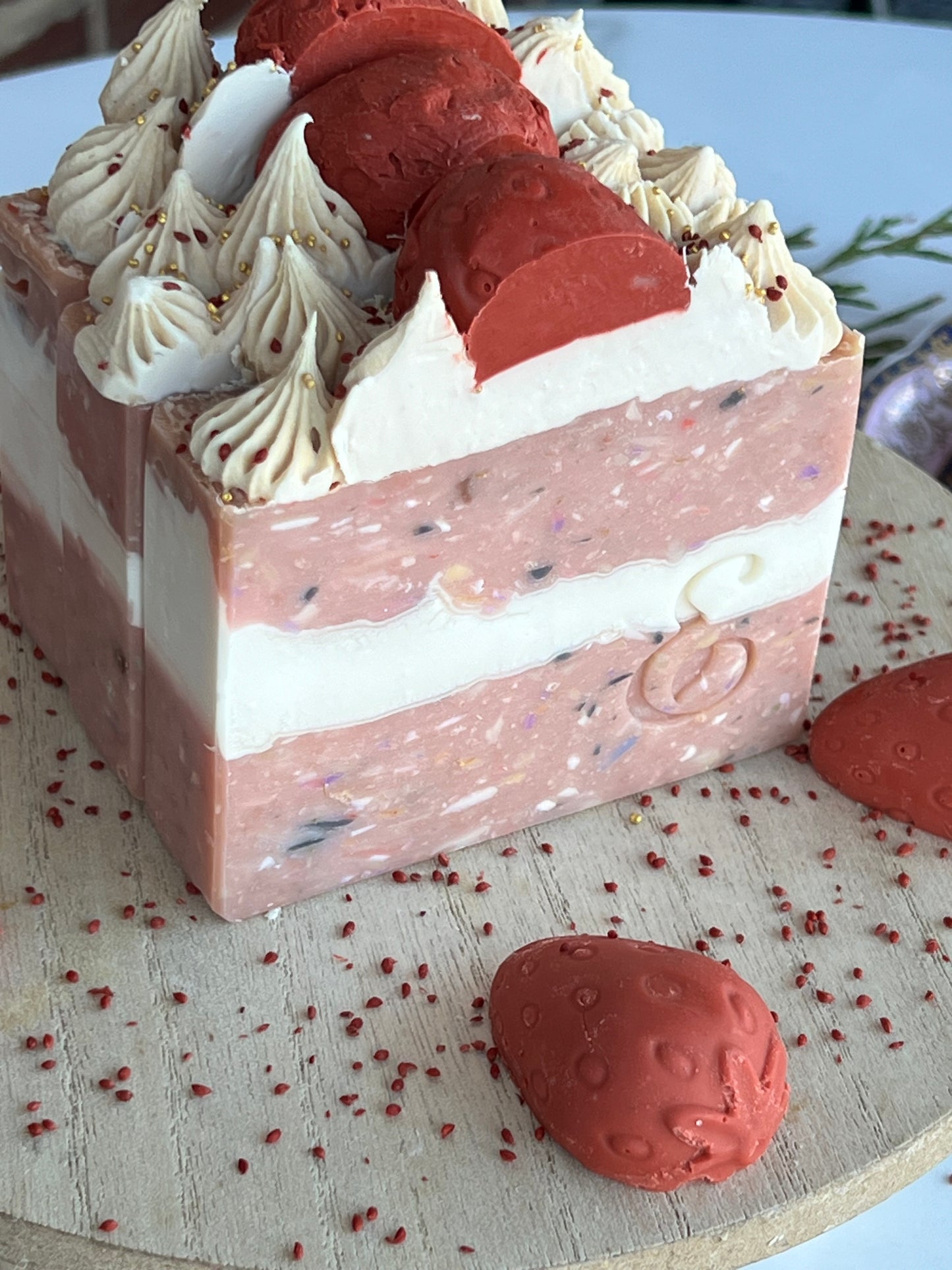 Strawberry Cake Soap I Luxury Jabón artesanal