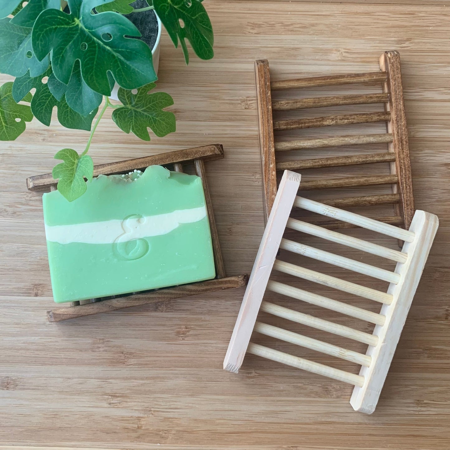Jabonera de Madera de Bambú