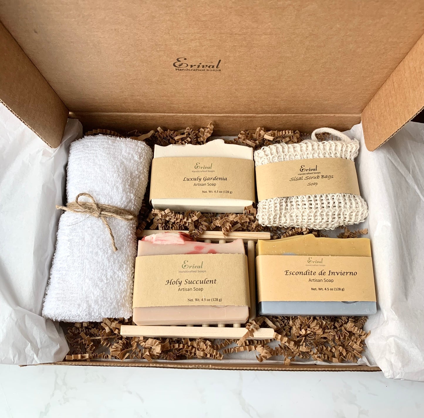 Caja kraft grande de regalo