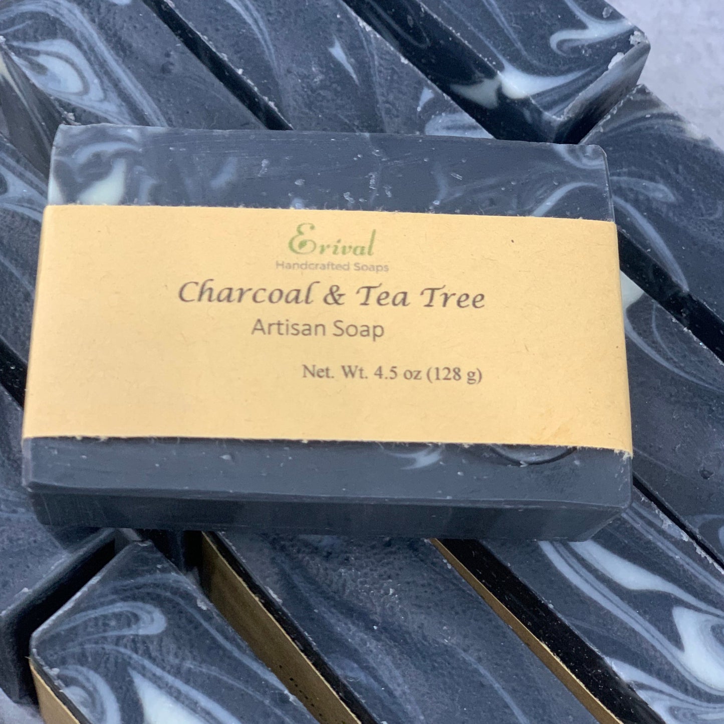 Carbón activado y árbol de té I Jabón artesanal