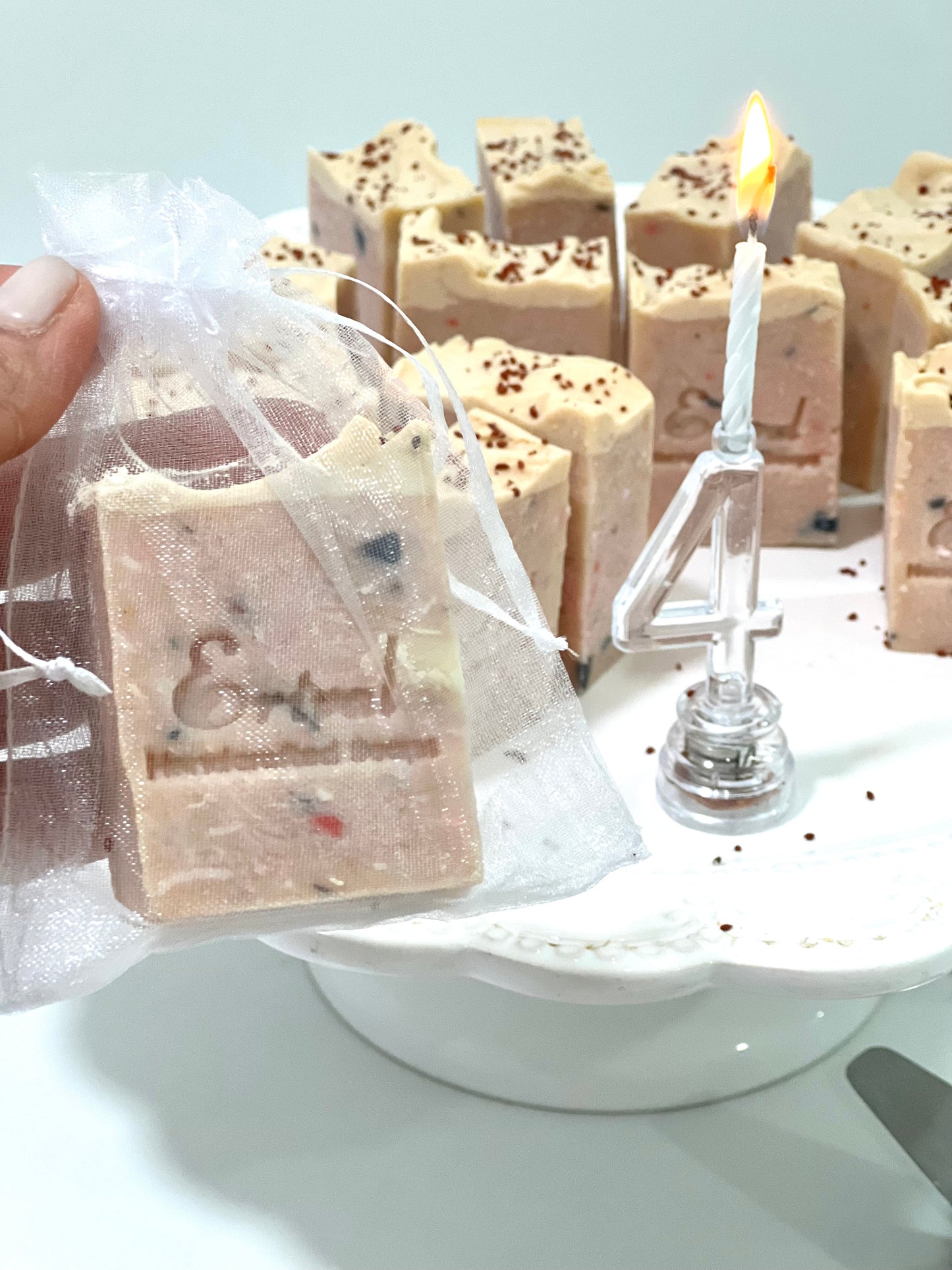 GRATIS-Mini Barra Aniversario Cake I Luxury Jabón artesanal