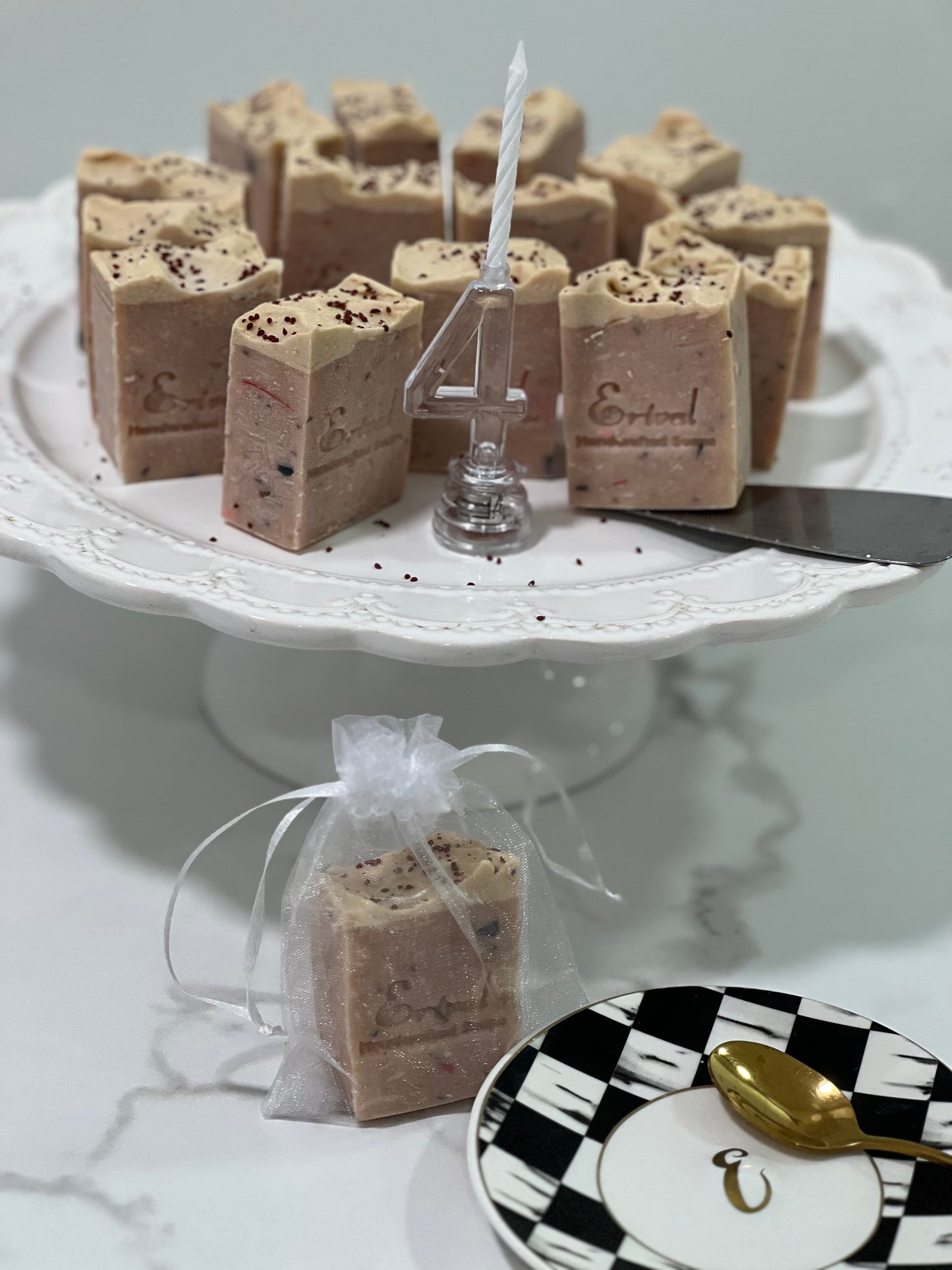 GRATIS-Mini Barra Aniversario Cake I Luxury Jabón artesanal
